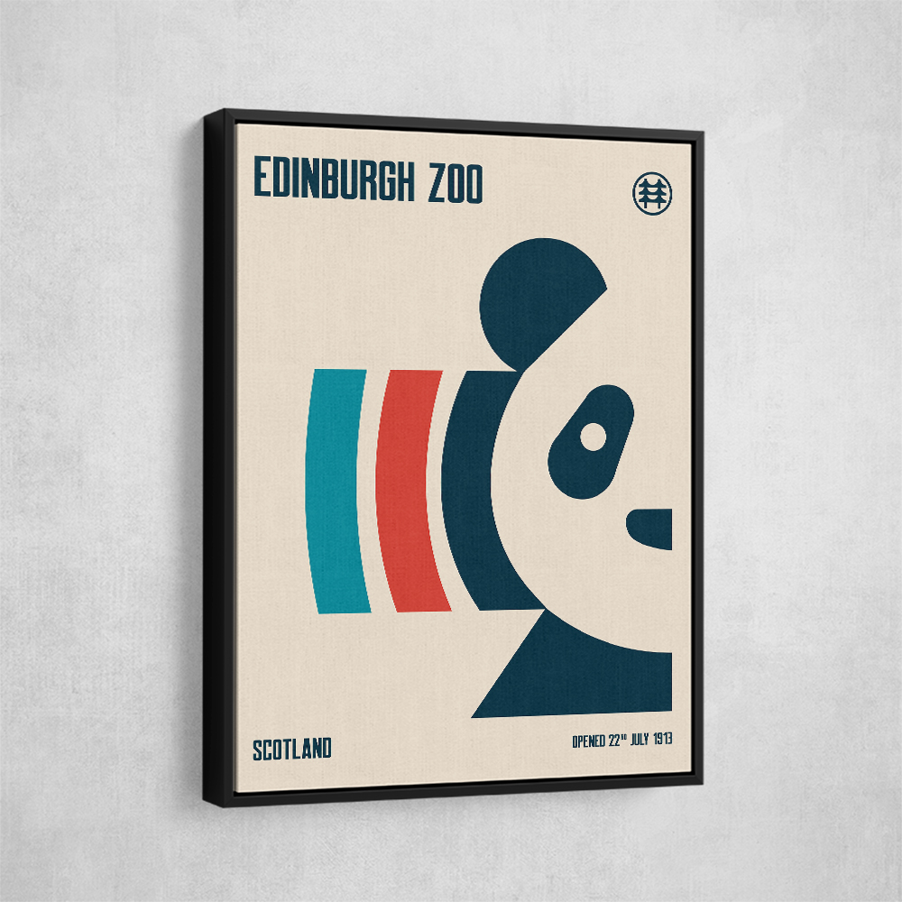 Edinburgh Zoo Travel Poster Edinburgh Zoo Travel Poster