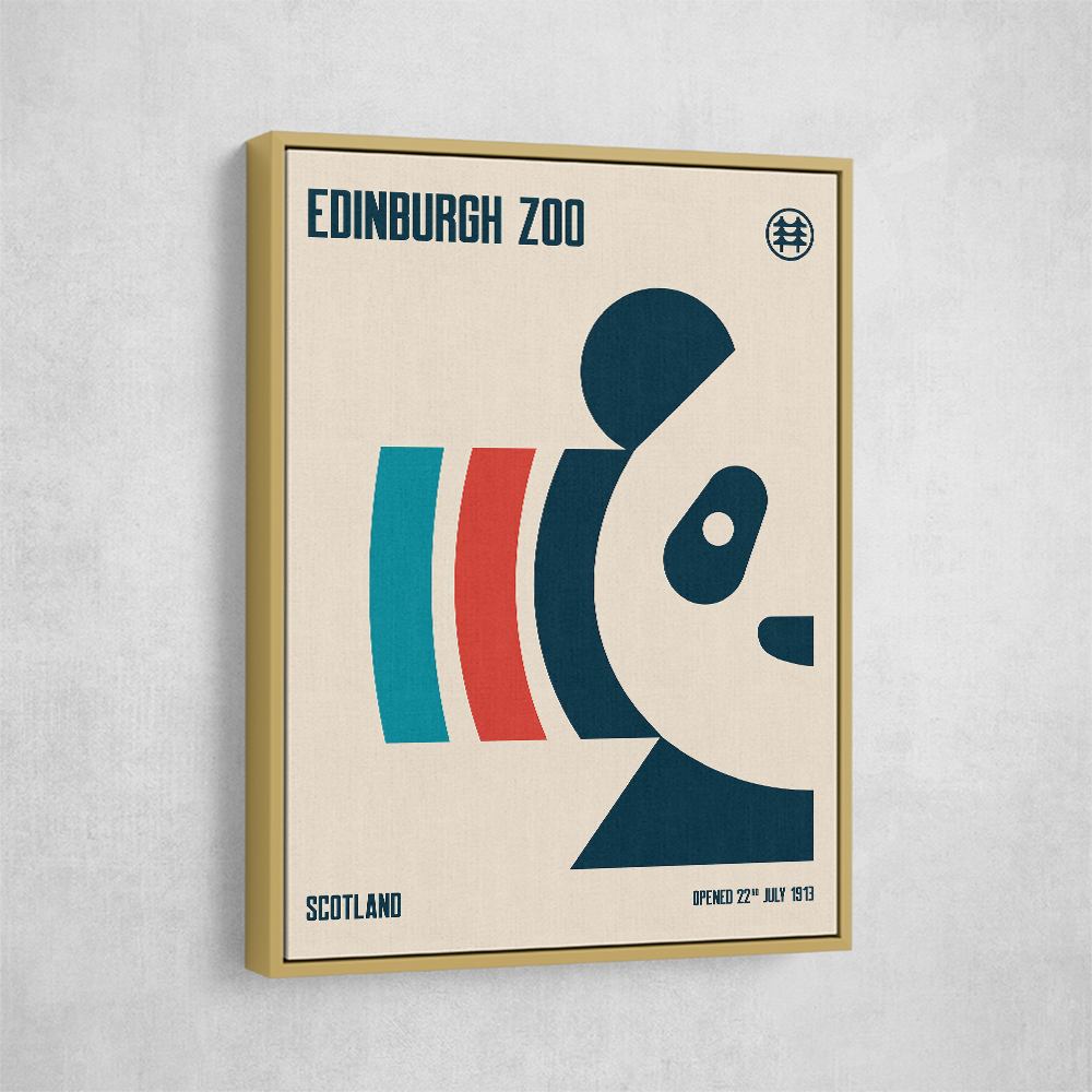 Edinburgh Zoo Travel Poster Edinburgh Zoo Travel Poster