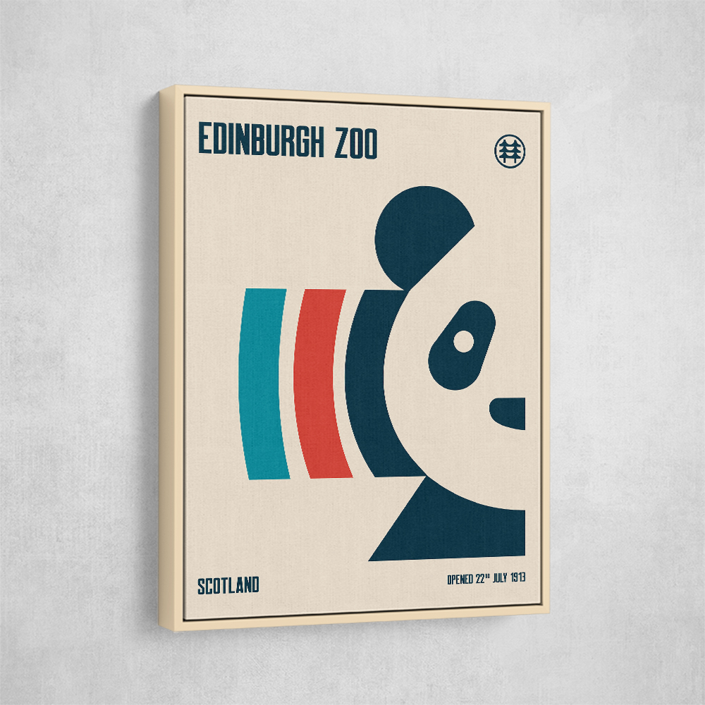 Edinburgh Zoo Travel Poster Edinburgh Zoo Travel Poster