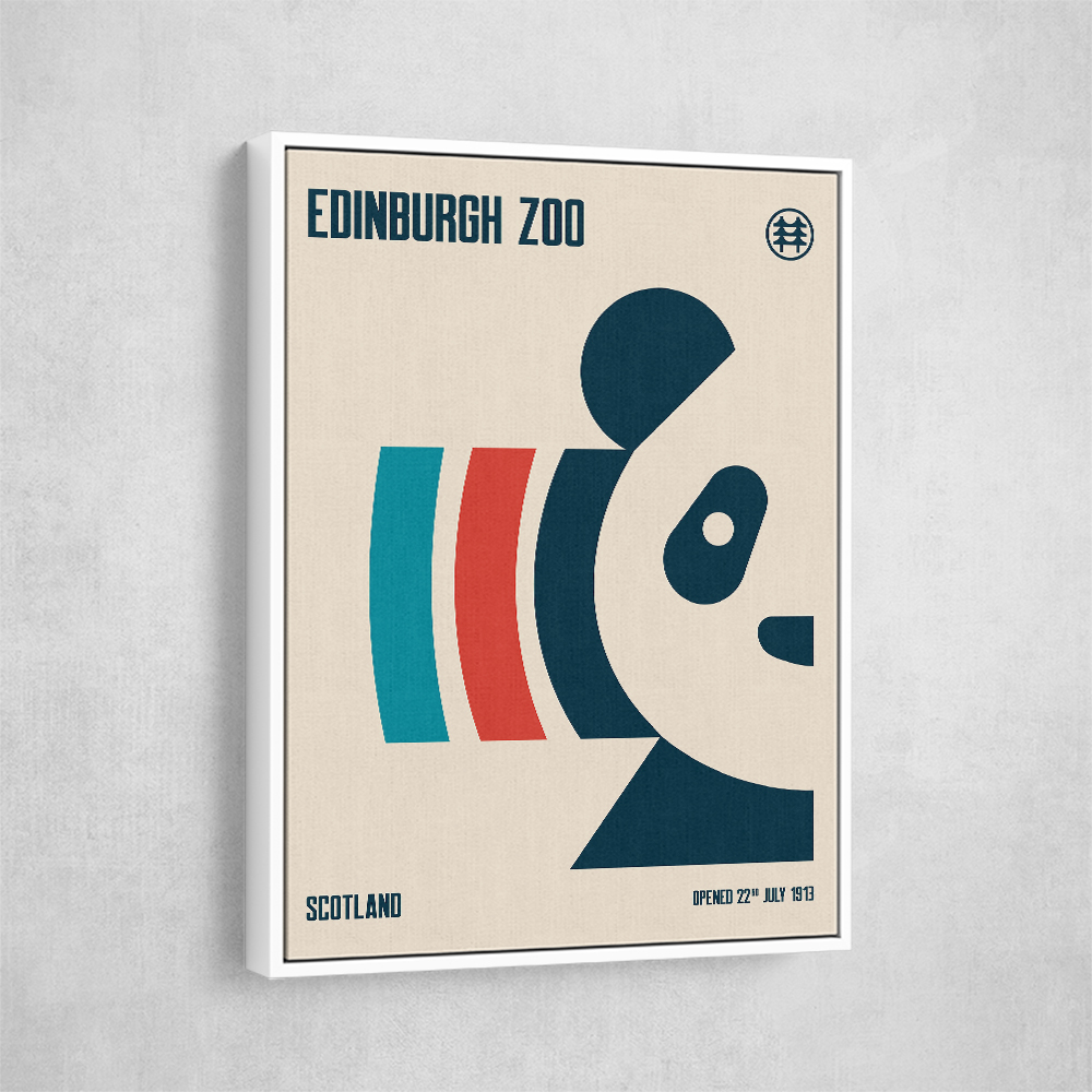 Edinburgh Zoo Travel Poster Edinburgh Zoo Travel Poster