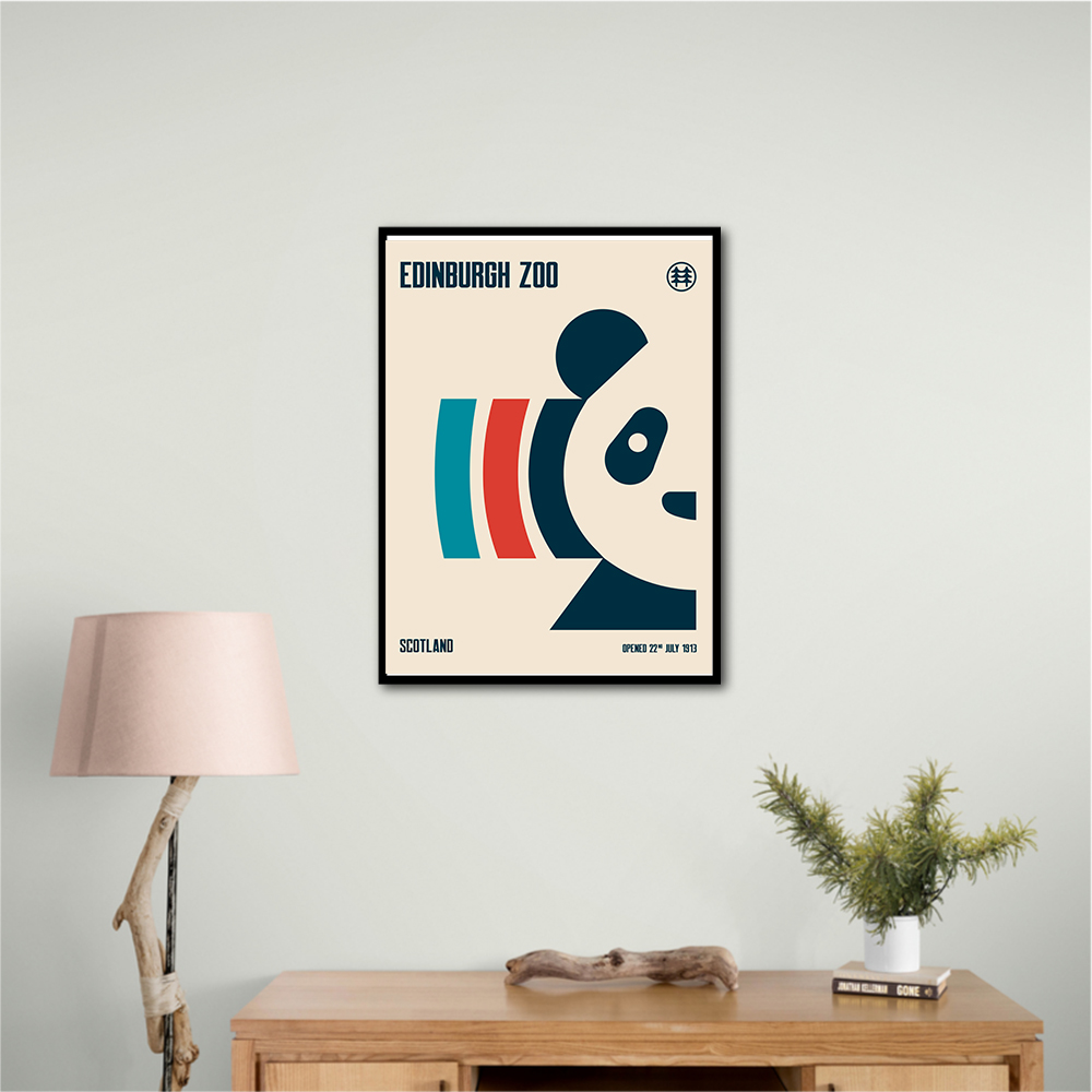 Edinburgh Zoo Travel Poster Edinburgh Zoo Travel Poster