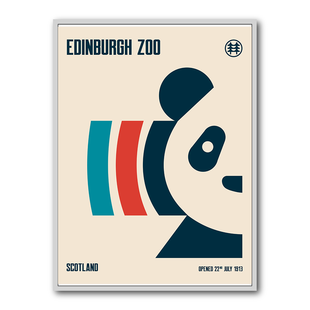 Edinburgh Zoo Travel Poster Edinburgh Zoo Travel Poster