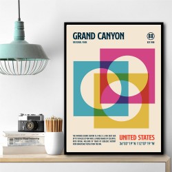 Grand Canyon National Park Travel Poster