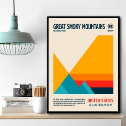 Great Smoky National Park Travel Poster