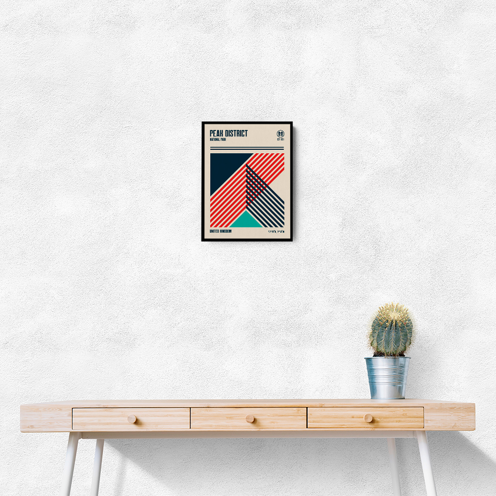 Peak District National Park Travel Poster Peak District National Park Travel Poster