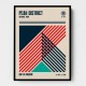 Peak District National Park Travel Poster Peak District National Park Travel Poster