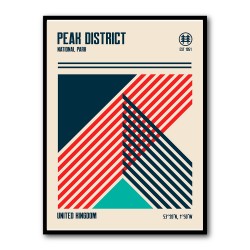 Peak District National Park Travel Poster