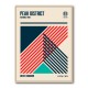 Peak District National Park Travel Poster Peak District National Park Travel Poster