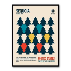 Sequoia National Park Travel Poster