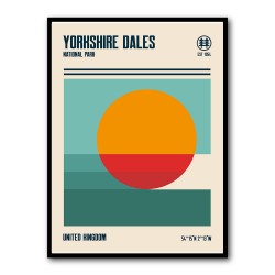 Yorkshire Dales National Park Travel Poster