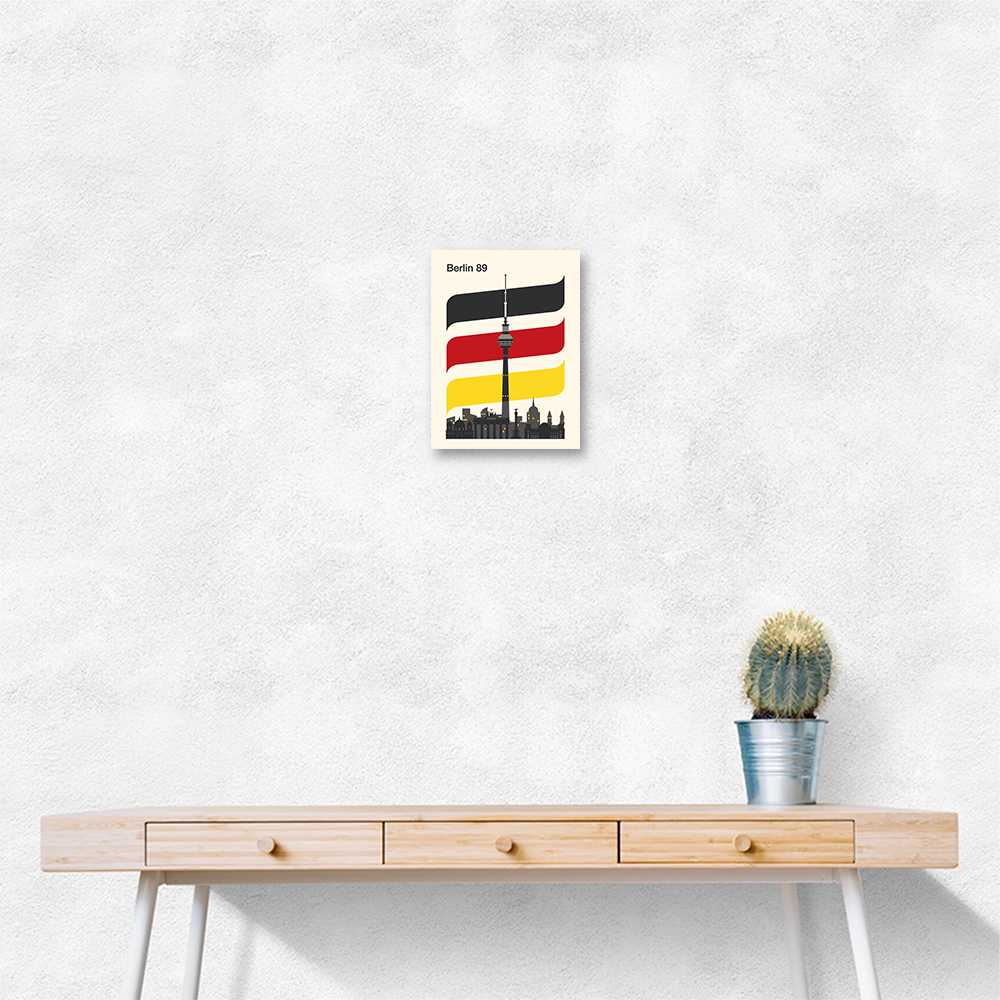 Berlin Retro Travel Print Berlin Retro Travel Print