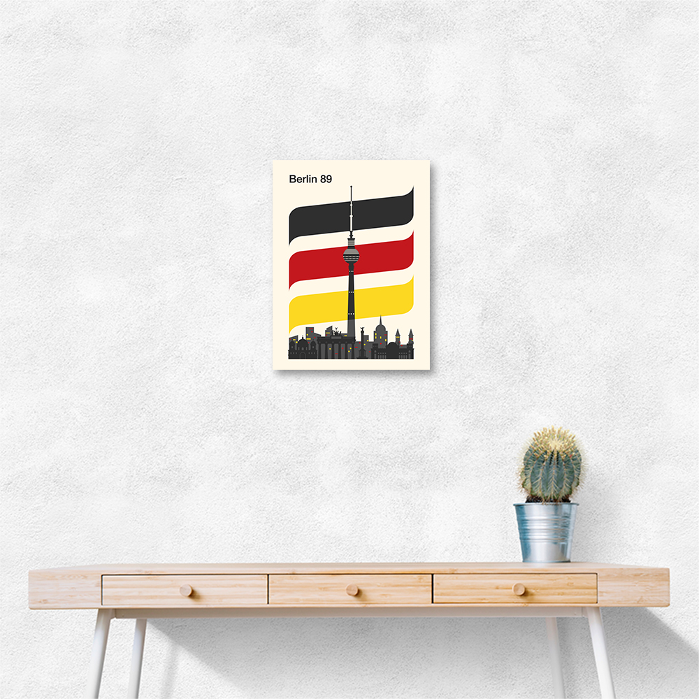 Berlin Retro Travel Print Berlin Retro Travel Print