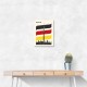 Berlin Retro Travel Print Berlin Retro Travel Print