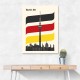 Berlin Retro Travel Print Berlin Retro Travel Print