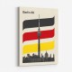 Berlin Retro Travel Print Berlin Retro Travel Print