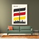 Berlin Retro Travel Print Berlin Retro Travel Print