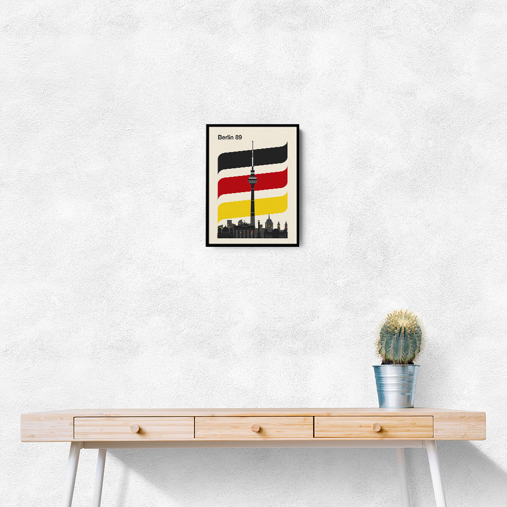 Berlin Retro Travel Print Berlin Retro Travel Print