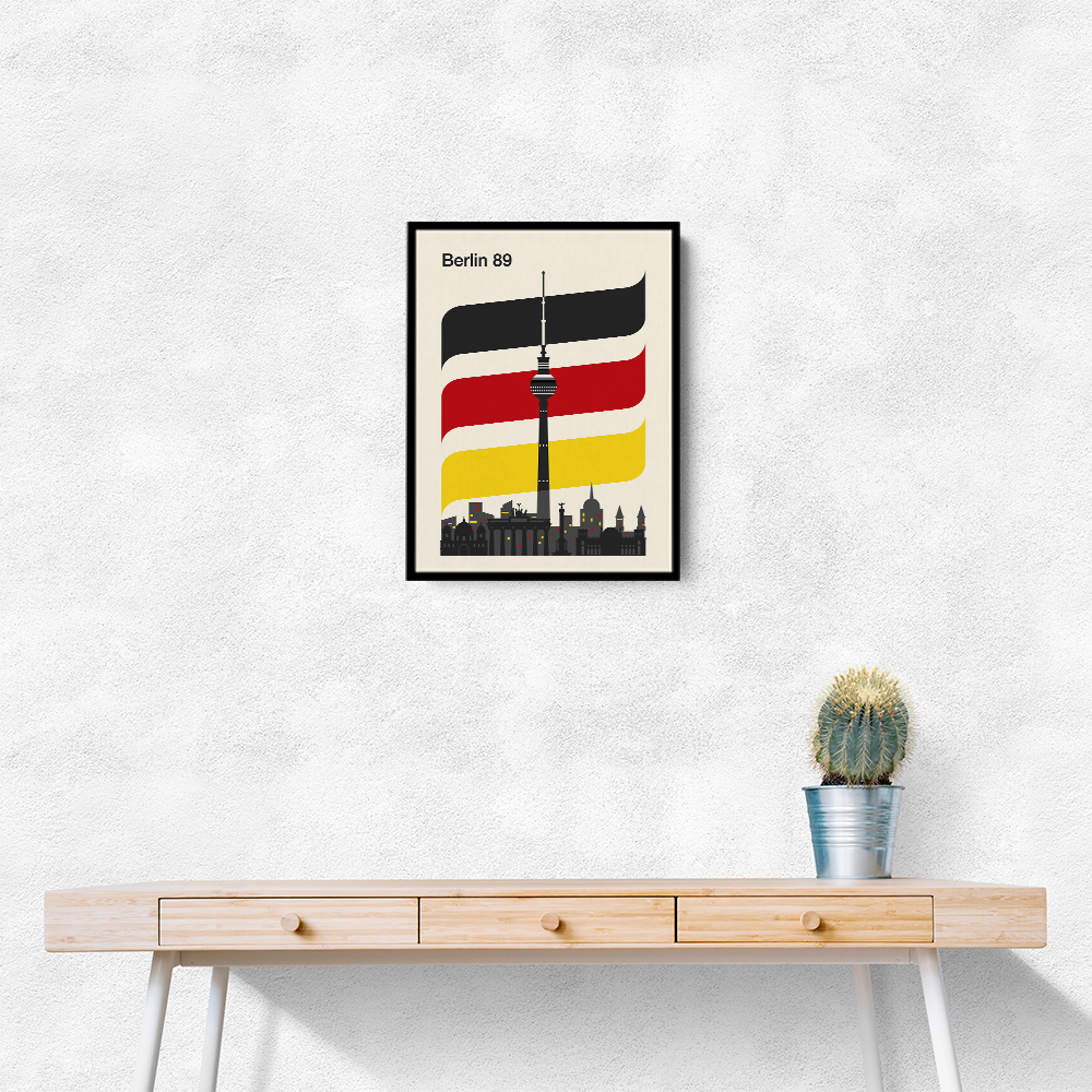 Berlin Retro Travel Print Berlin Retro Travel Print