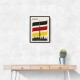 Berlin Retro Travel Print Berlin Retro Travel Print