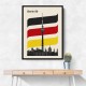 Berlin Retro Travel Print Berlin Retro Travel Print