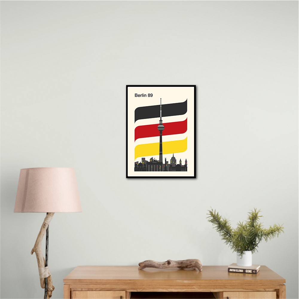 Berlin Retro Travel Print Berlin Retro Travel Print