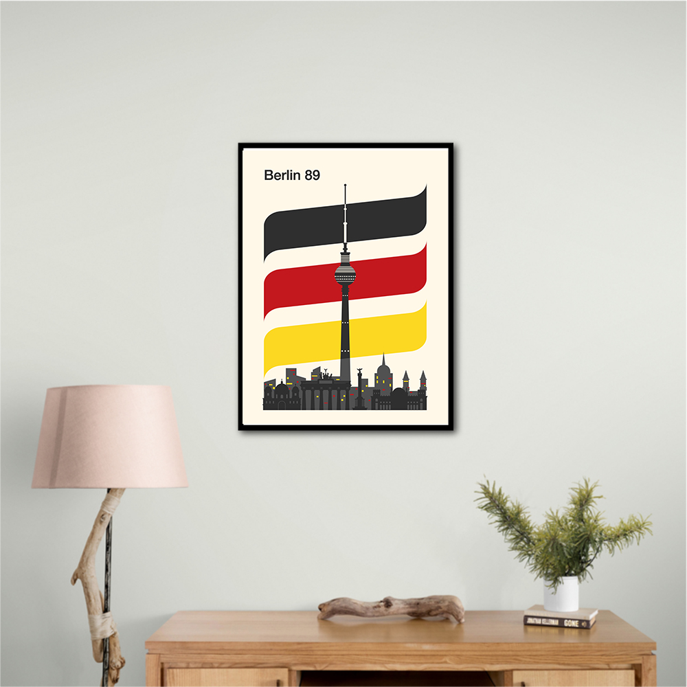 Berlin Retro Travel Print Berlin Retro Travel Print