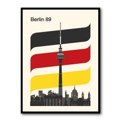 Berlin Retro Travel Print