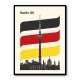 Berlin Retro Travel Print Berlin Retro Travel Print