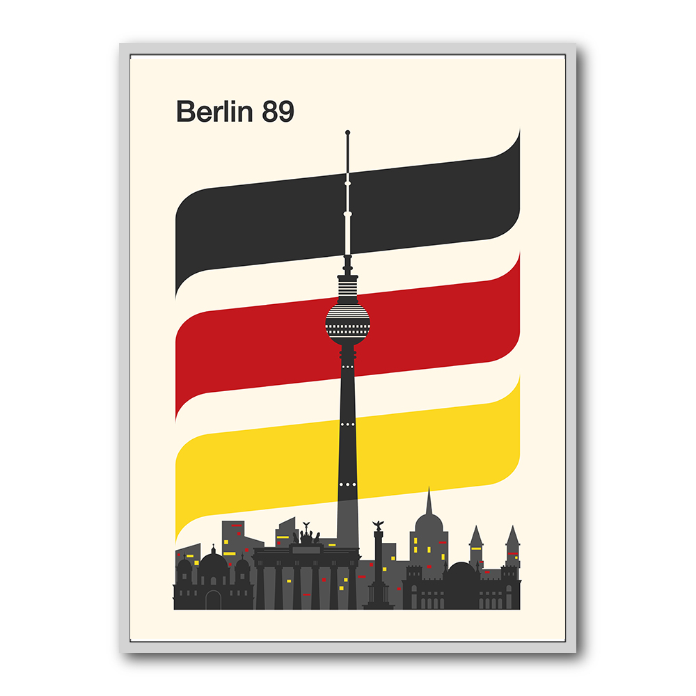 Berlin Retro Travel Print Berlin Retro Travel Print