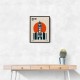 Brixton Tower Retro Travel Print