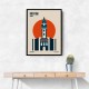 Brixton Tower Retro Travel Print