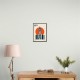 Brixton Tower Retro Travel Print