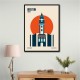 Brixton Tower Retro Travel Print