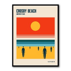 Crosby Beach Iron Men Liverpool Merseyside
