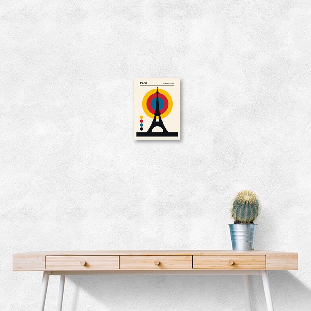 Paris Eiffel Tower Retro travel Print Paris Eiffel Tower Retro travel Print