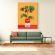 Campbells Soup Tomato Plant Retro Illustration