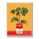 Campbells Soup Tomato Plant Retro Illustration