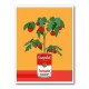 Campbells Soup Tomato Plant Retro Illustration