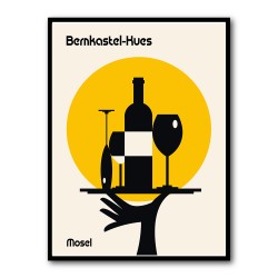 Mosel Wine Minimalist Print