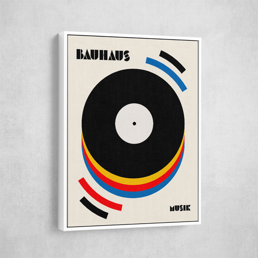 Bauhaus Musik Retro Illustration