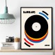 Bauhaus Musik Retro Illustration