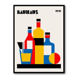 Bauhaus Wine Print