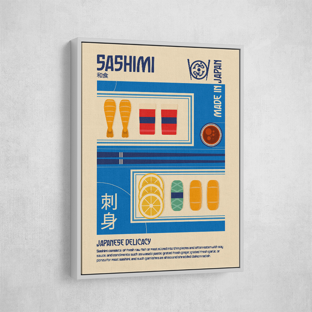 Sashimi Japanese Food Print