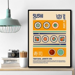 Sushi Japanese Food Print