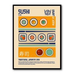 Sushi Japanese Food Print