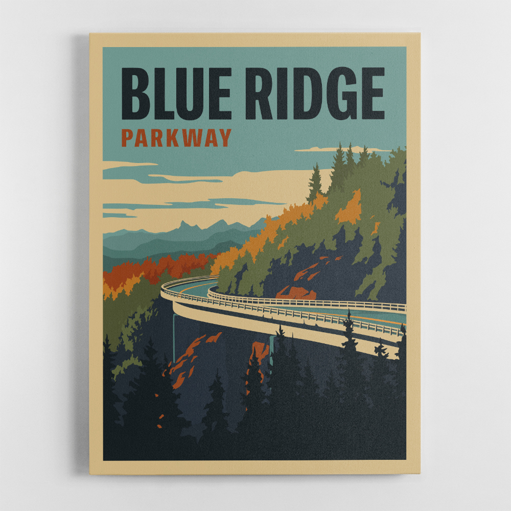 Blue Ridge Parkway Travel Print