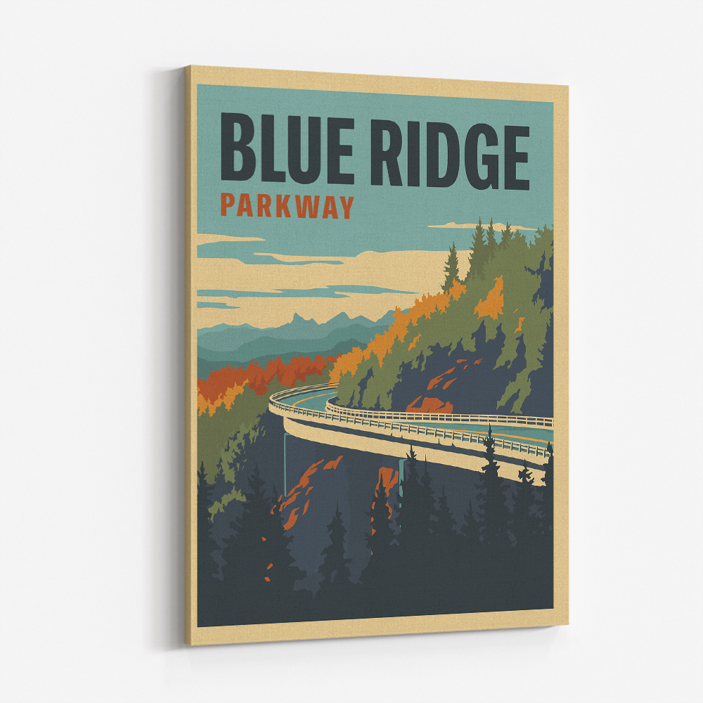 Blue Ridge Parkway Travel Print