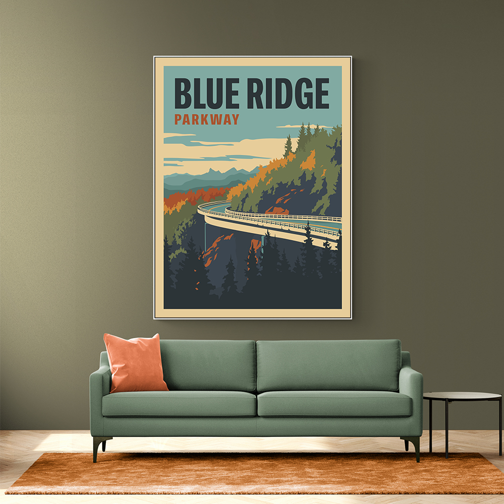 Blue Ridge Parkway Travel Print