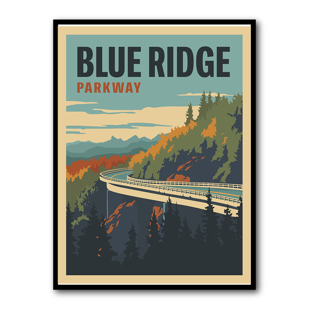 Blue Ridge Parkway Travel Print