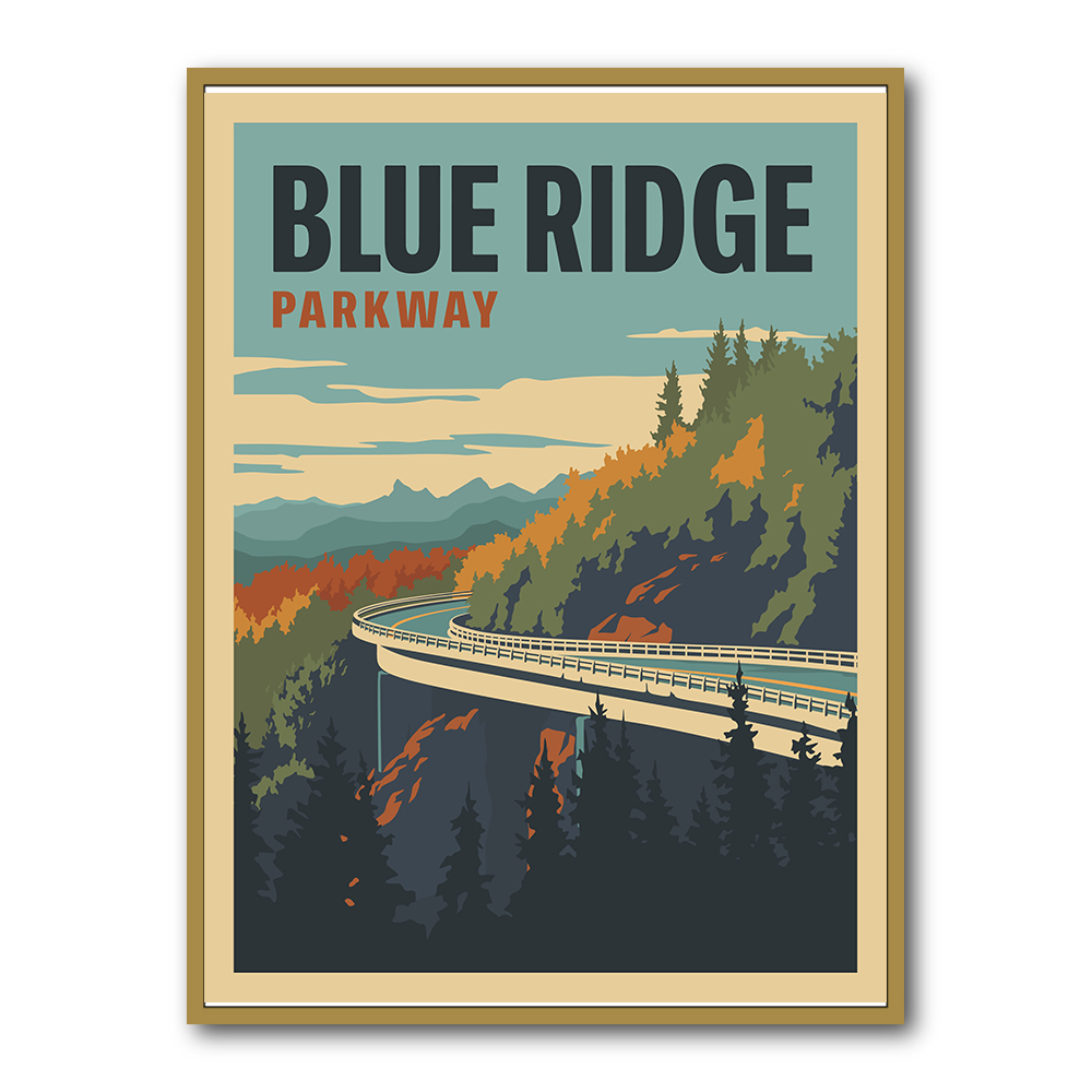 Blue Ridge Parkway Travel Print